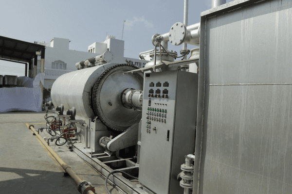 Safe drum handling — full PPE protocol